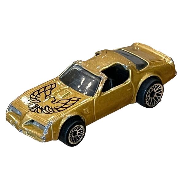 1977 Hot Wheels Pontiac Trans Am Gold Sparkly with T Top Vintage - Picture 1 of 5